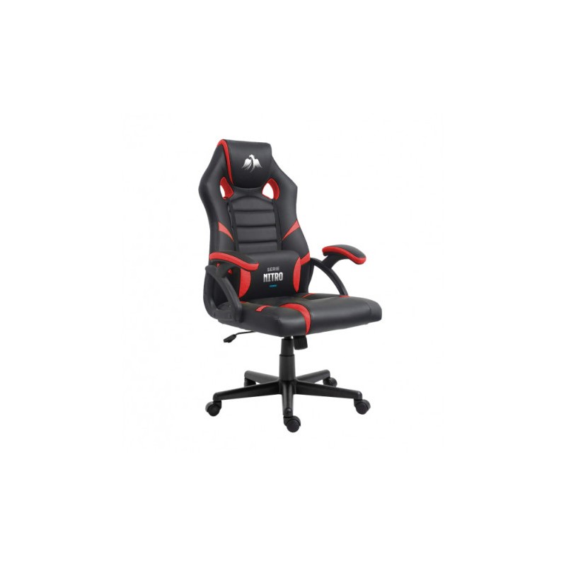 SILLA GAMING SERIE NITRO NEGRO/ROJO...
