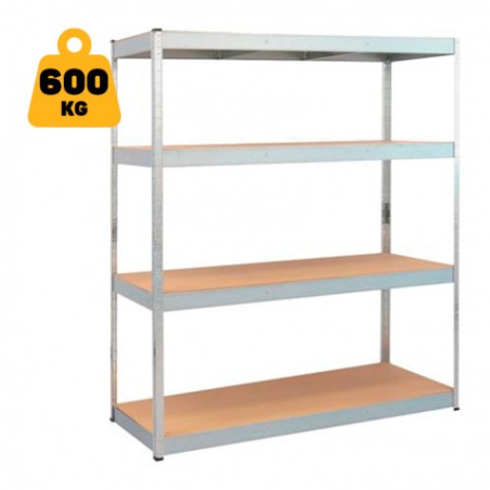 ESTANTERIA GALVANIZADA 4 BALDAS 180X160X60CM BLIM
