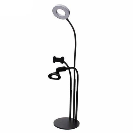 KIT YOUTUBER L02 BASE + SOPORTE SMARTPHONE + SOPORTE MICRO + LUZ 3.5" XO - XOL02-1