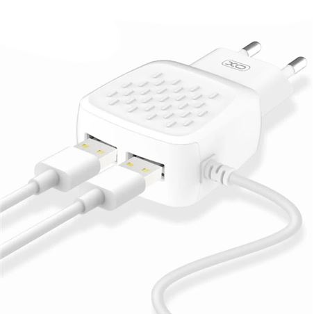 CARGADOR CORRIENTE L51 2.1A LIGHTNING + 2XUSB XO - XOL51