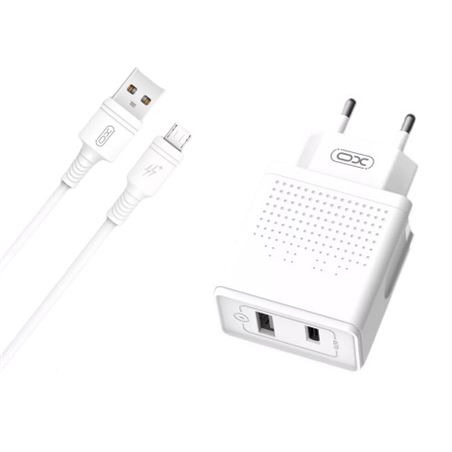 PACK CARGADOR DE CORRIENTE L43 |18W+QUICK CHARGE 3.0| + CABLE MICRO USB XO - XOL43MC
