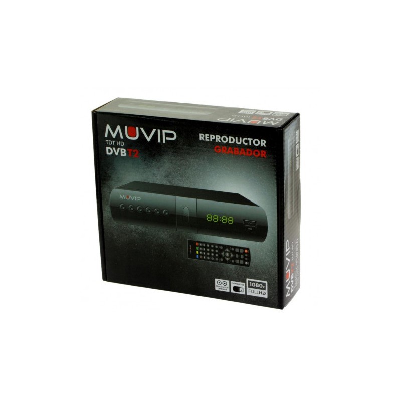 TDT HD REPRODUCTOR-GRABADOR DVB-T2 MUVIP