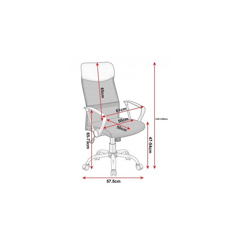 SILLA OFICINA OF100 NEGRO MUVIP
