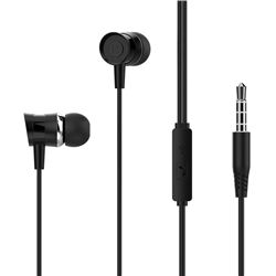AURICULAR + MICROFONO EP20 MUSIC NEGRO - XOEP20BK