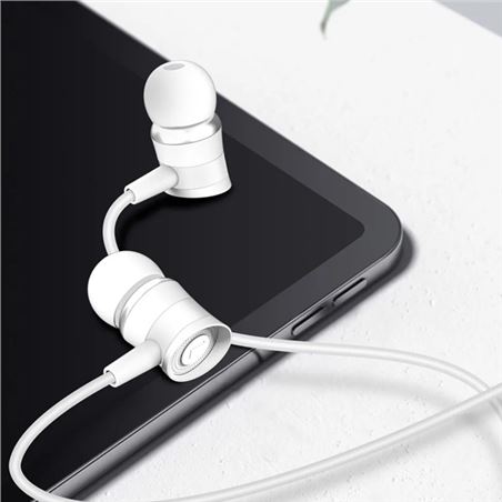 AURICULAR + MICROFONO EP20 MUSIC NEGRO - XOEP20-1
