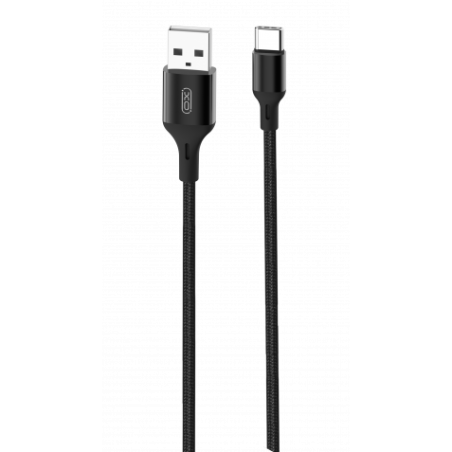CABLE NB143 CORDON USB - TIPO C | 2.4A | 2 MTR | NEGRO XO
