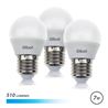 PACK 3 BOMBILLAS LED G45 | 7W | 510LM | E27 | LUZ FRIA | ELBAT - EB0341