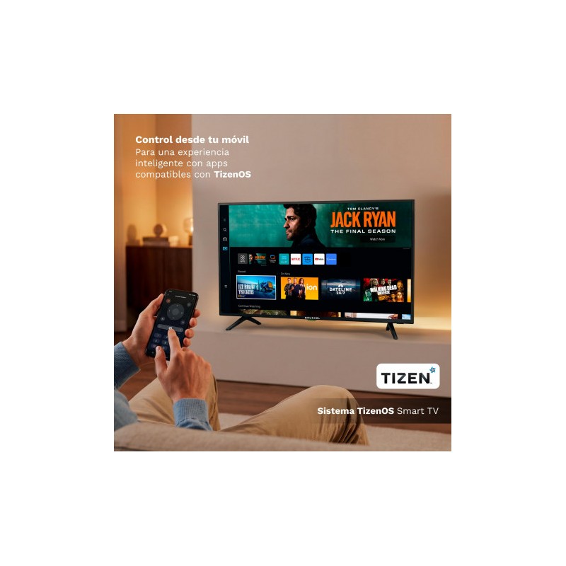 TELEVISOR SMART TV 32" QLED TIZEN OS...