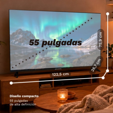 TELEVISOR QLED 55" SMART TV 4K VIDAA 5526VD GRUNKEL