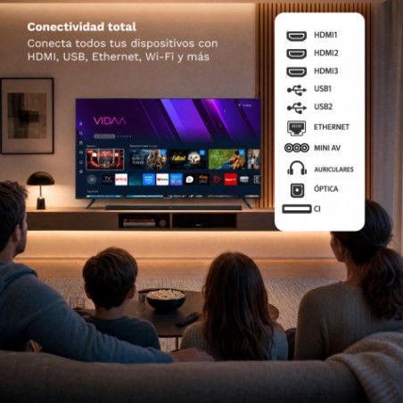 TELEVISOR QLED 55" SMART TV 4K VIDAA 5526VD GRUNKEL