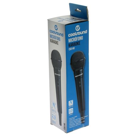 MICROFONO KARAOKE 6.5MM 5 METROS COOLSOUND - CS0140-2
