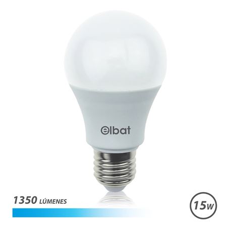 BOMBILLA LED A60 | 15W | 1350LM | E27 | LUZ FRIA | ELBAT - EB0335