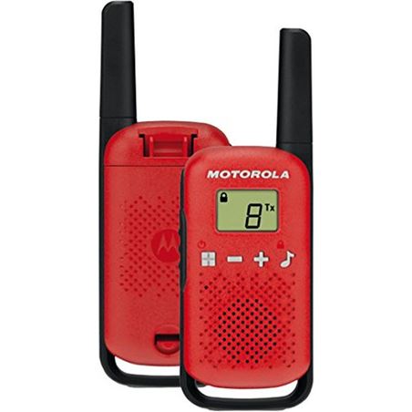 PACK 2 WALKIE-TALKIE MOTOROLA TLKR-T42 ROJO - 59T42REDPACK
