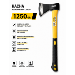 HACHA 1250GR MANGO FIBRA...