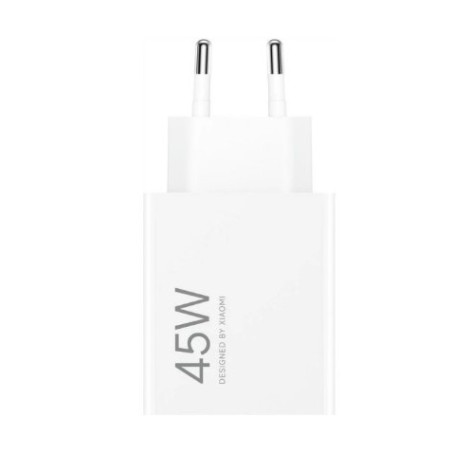 CARGADOR DE PARED 45W QC3.0 - USB-A | CARGA RAPIDA BLANCO XIAOMI