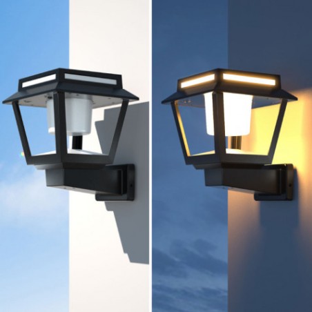 FAROL LED SOLAR 2 EN 1 SERIE PRO TOWER DUO 15W 1600LM 3 TEMPERATURAS ELBAT