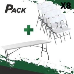 MESA DE RESINA PLEGABLE...