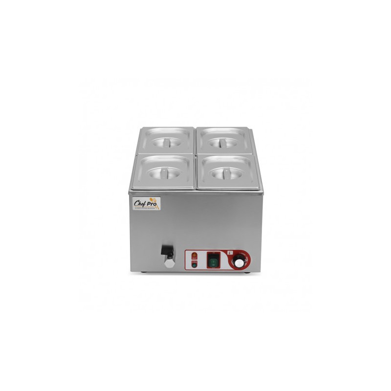 BAÑO MARIA INDUSTRIAL 4 CUBETAS 1200W...