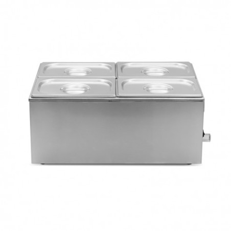 BAÑO MARIA INDUSTRIAL 4 CUBETAS 1200W CHEF PRO