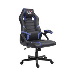 SILLA GAMING GM1000 NEGRO/AZUL MUVIP - MV0262