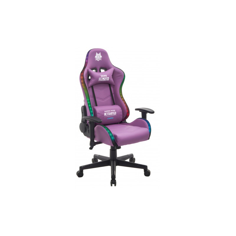 SILLA GAMING RGB SERIE FENRIR VIOLETA...