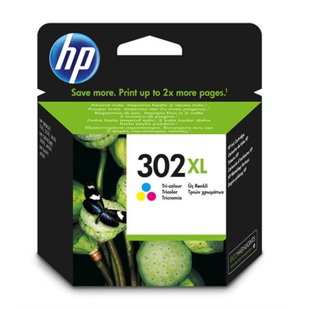 CARTUCHO DE TINTA TRICOLOR 302XL ALTA CAPACIDAD HP - F6U67AE