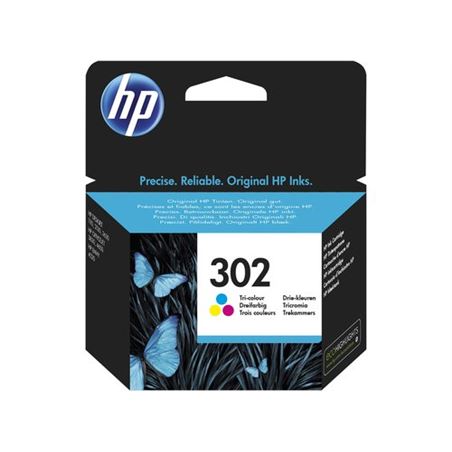 CARTUCHO DE TINTA TRICOLOR 302 HP - F6U65AE