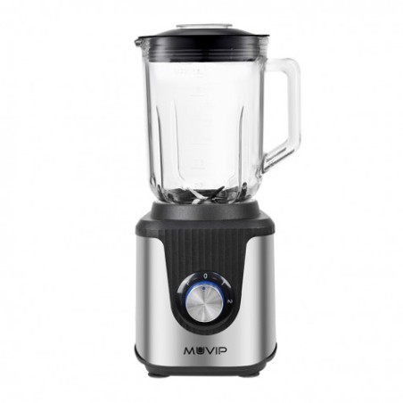 BATIDORA INOXIDABLE VASO CRISTAL 1800W 1.8 LITROS MUVIP