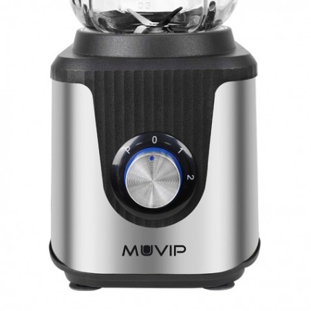 BATIDORA INOXIDABLE VASO CRISTAL 1800W 1.8 LITROS MUVIP