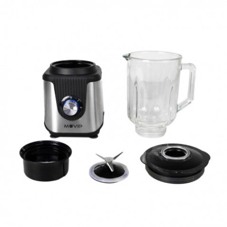 BATIDORA INOXIDABLE VASO CRISTAL 1800W 1.8 LITROS MUVIP