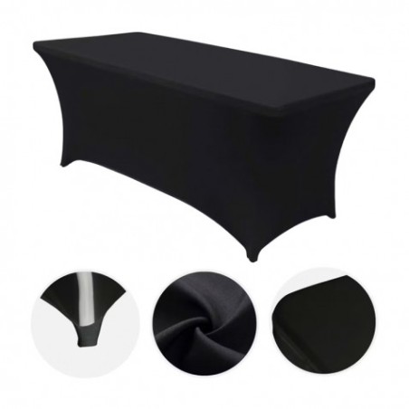 FUNDA PARA MESA DE RESINA 180X74X74CM NEGRA SUNGARDEN