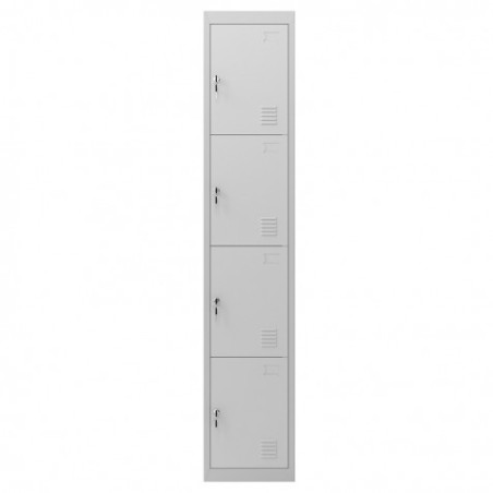 TAQUILLA METÁLICA 4 PUERTAS 1800X300X500MM CROMAD