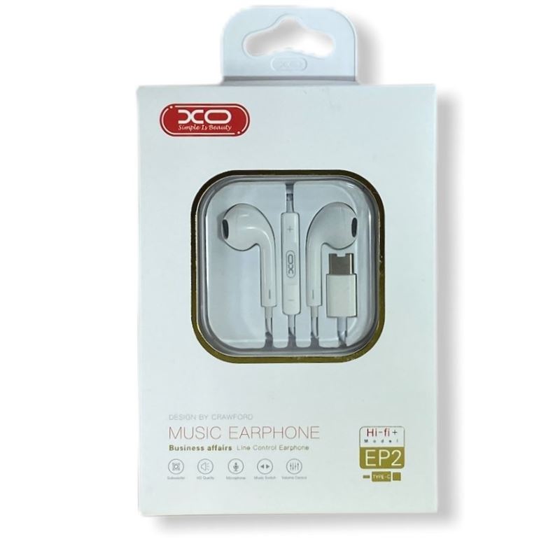 AURICULAR EP2 TIPO C BLANCO XO - XOEP2WH-5