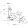 RACING SIMULATOR COCKPIT SEAT R2 CROMAD - CR1023-1