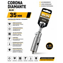 CORONA DIAMANTE 35 MM BLIM