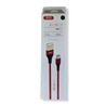 CABLE NB118 CARGA RAPIDA SLIM USB - MICRO USB | 2.1A | 1 METRO | ROJO XO - XONB118COMUN