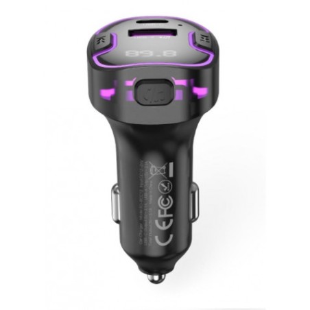 TRANSMISOR FM BCC12 BLUETOOTH + USB + TIPO C XO