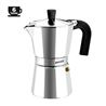 CAFETERA VITRO EXPRES 6 TAZAS ALUMINIO ANTIADHERENTE CALDERIN SIN CANTOS - M620006