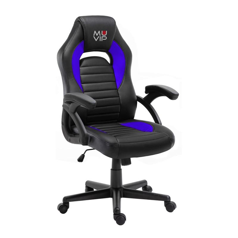 SILLA GAMING GM900 NEGRO/AZUL MUVIP - MV0242