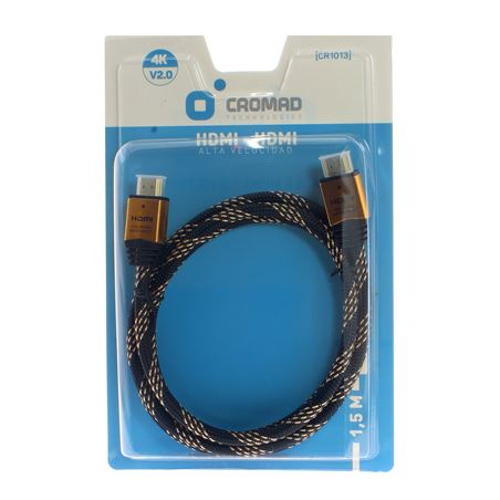 CABLE HDMI 1.5 METROS V2.0 4K BLISTER CROMAD - CR1013-2