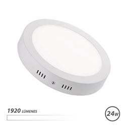 DOWNLIGHT CIRCULAR SOBRE PARED LED 24W LUZ BLANCA ELBAT - EB0325