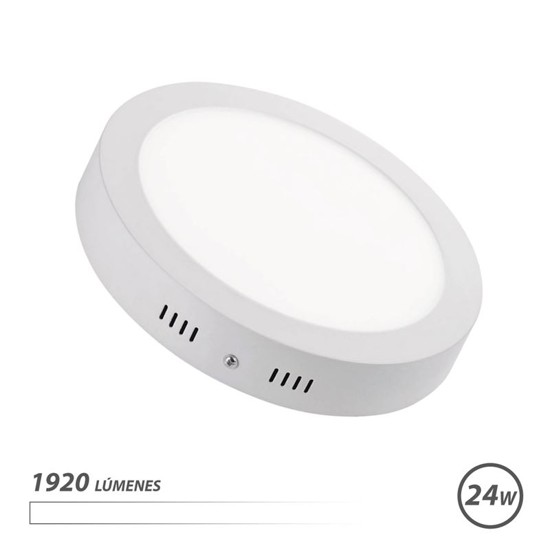 DOWNLIGHT CIRCULAR SOBRE PARED LED 24W LUZ BLANCA ELBAT - EB0325