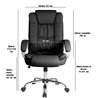 SILLA OFICINA OF400 NEGRO MUVIP - MV0235-4