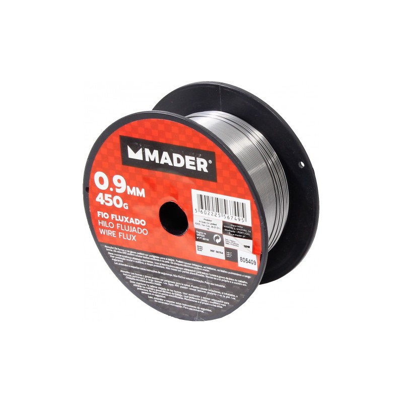 HILO SOLDAR FLUX 0.9MM 450 GR MADER