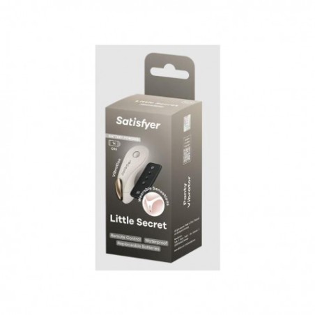 ESTIMULADOR DE CLITORIS WEARABLE LITTLE SECRET GREY SATISFYER