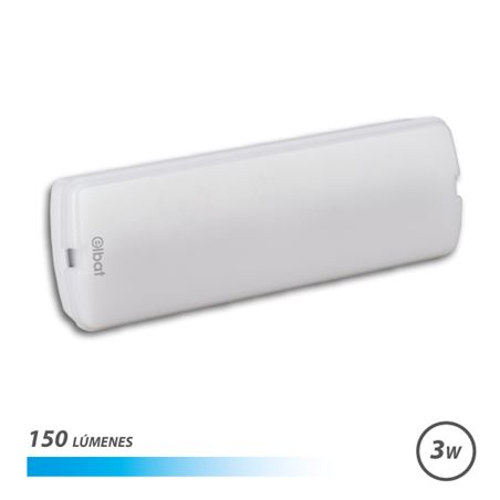 LUZ DE EMERGENCIA 150LUMENS 6000K ELBAT - EB0320