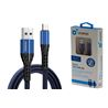 CABLE HQ USB A MICRO USB 1 METRO 3A AZUL CROMAD - CR0997