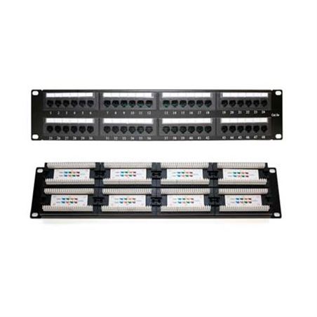 PANEL PARCHEO 48P 19" 2U UTP CAT 6 CROMAD - PANEL48