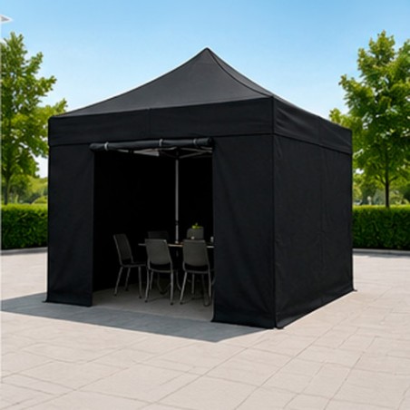 CARPA PROFESIONAL HEX.50 CON PAREDES 3X3 METROS NEGRA SUNGARDEN