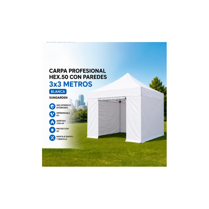CARPA PROFESIONAL HEX.50 CON PAREDES...